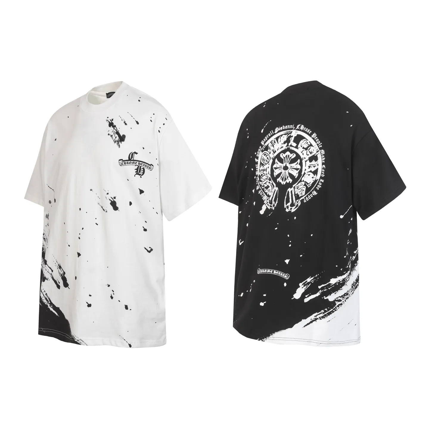 85 Chrome Hearts/ T Quality Colour：Black White Size: S M L XL
